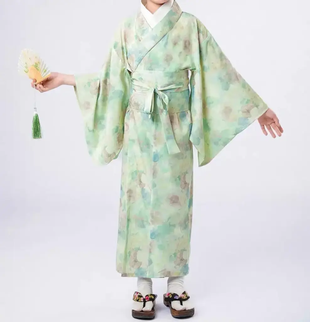 女生和服 綠色