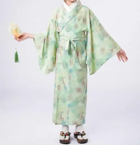 女生和服 綠色